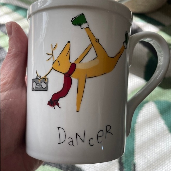 Pottery Barn Dancer Christmas Retired Mug Set of 3 - Picture 2 of 9
